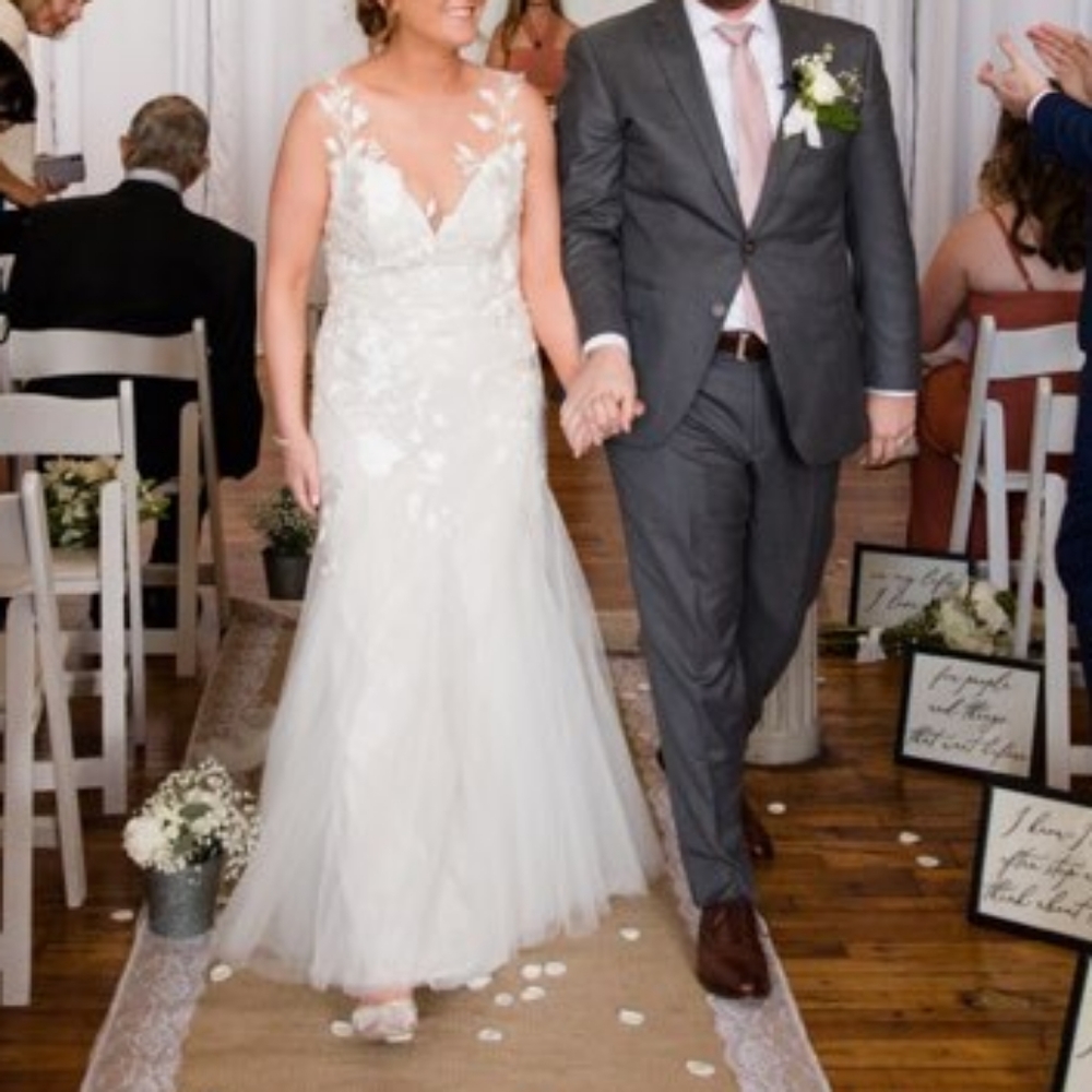 Wtoo by Watters Wedding Dress Lace (Overlay Only)